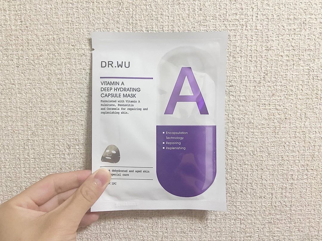カプセルマスク モイスト Vit A＜フェイスマスク＞/DR.WU/シートマスク・パックを使ったクチコミ（1枚目）