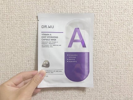 カプセルマスク モイスト Vit A<フェイスマスク>/DR.WU/シートマスク・パックを使ったクチコミ(1枚目)