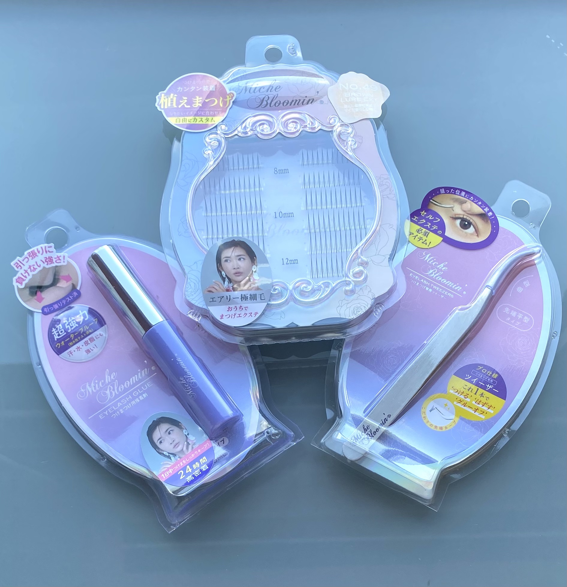 アイラッシュ セルフエクステライン/ミッシュブルーミン/つけまつげを使ったクチコミ（1枚目）