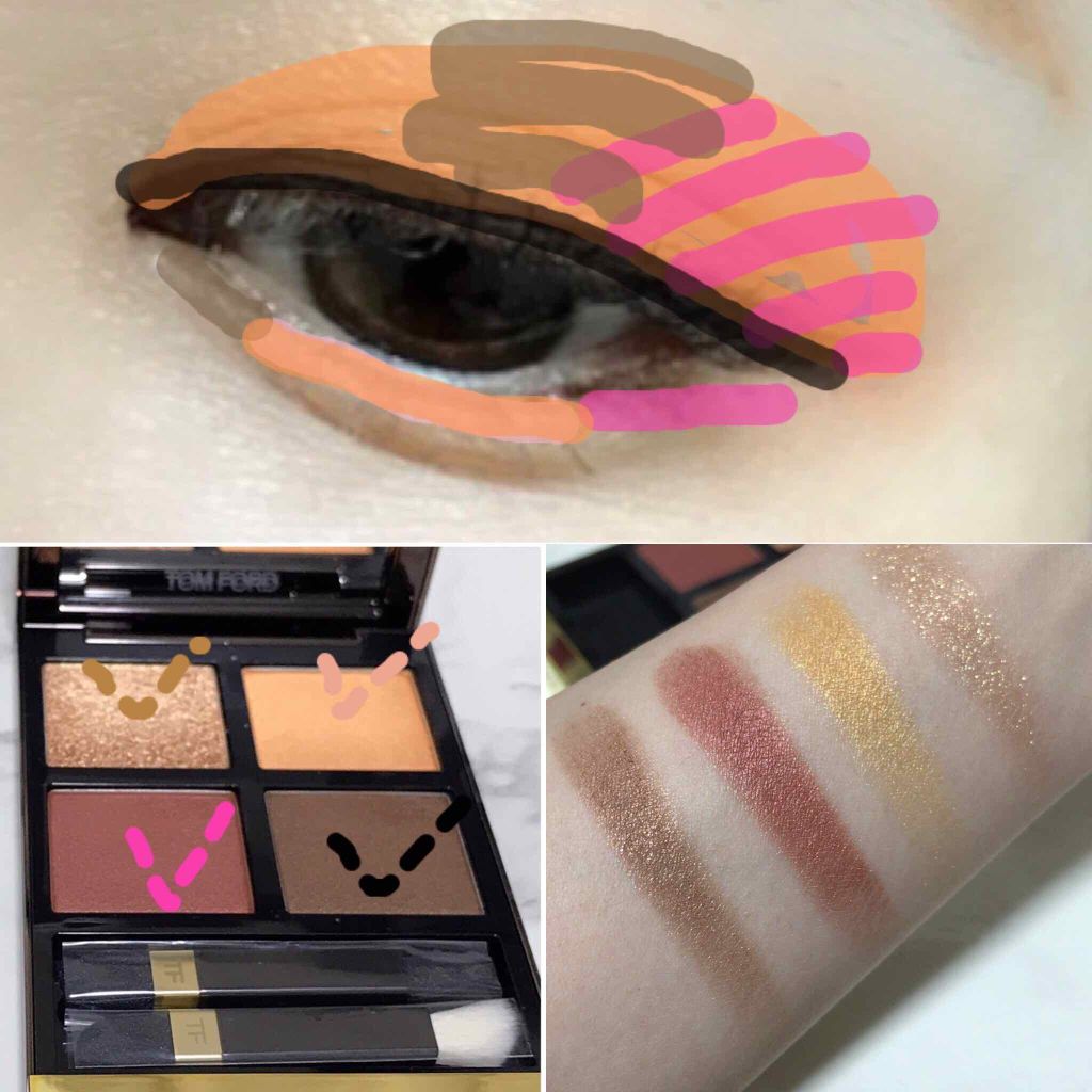 アイ カラー クォード/TOM FORD BEAUTY/アイシャドウパレットを使ったクチコミ(3枚目)
