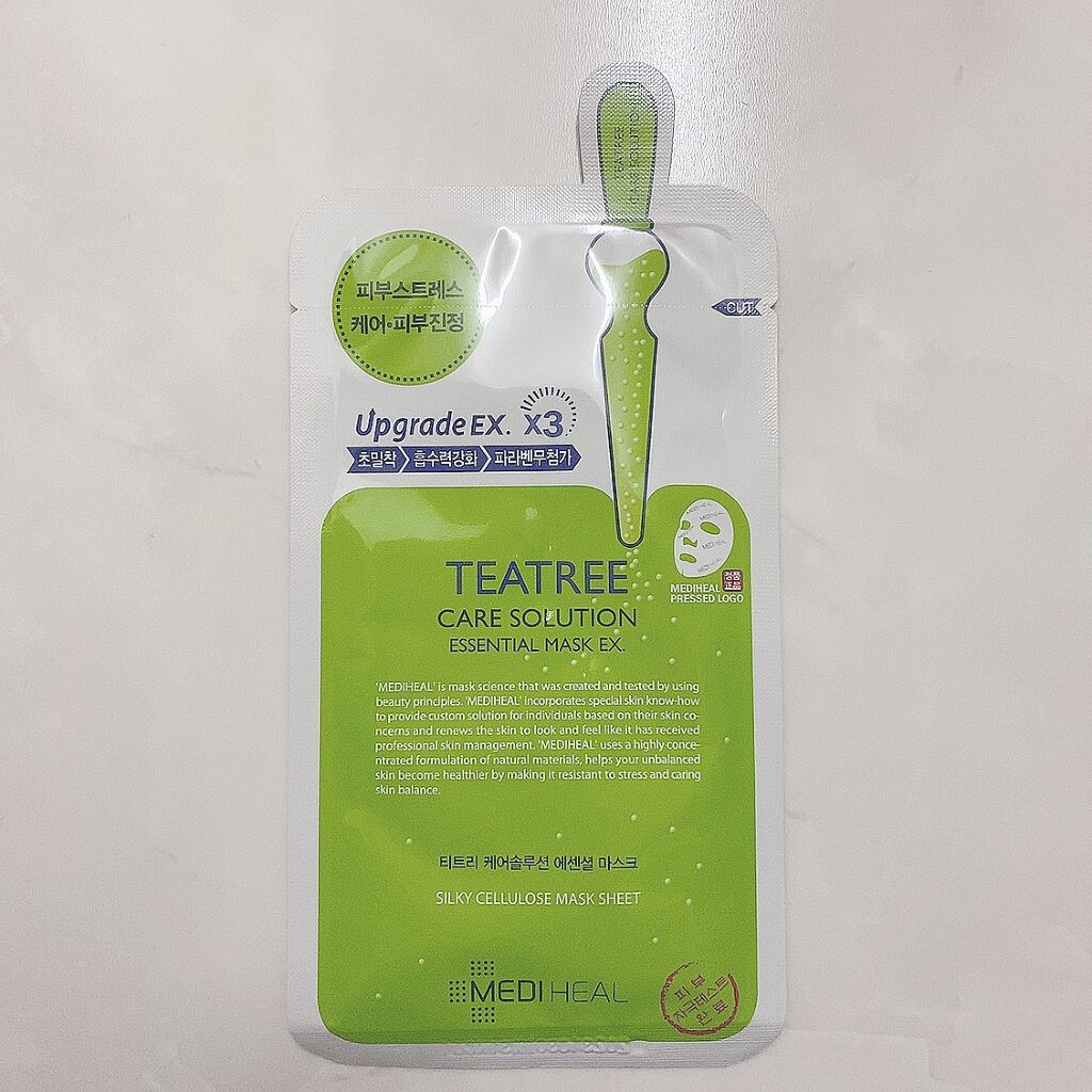 ティーツリーケアソリューション アンプルマスクJEX/MEDIHEAL/シートマスク・パックを使ったクチコミ（1枚目）