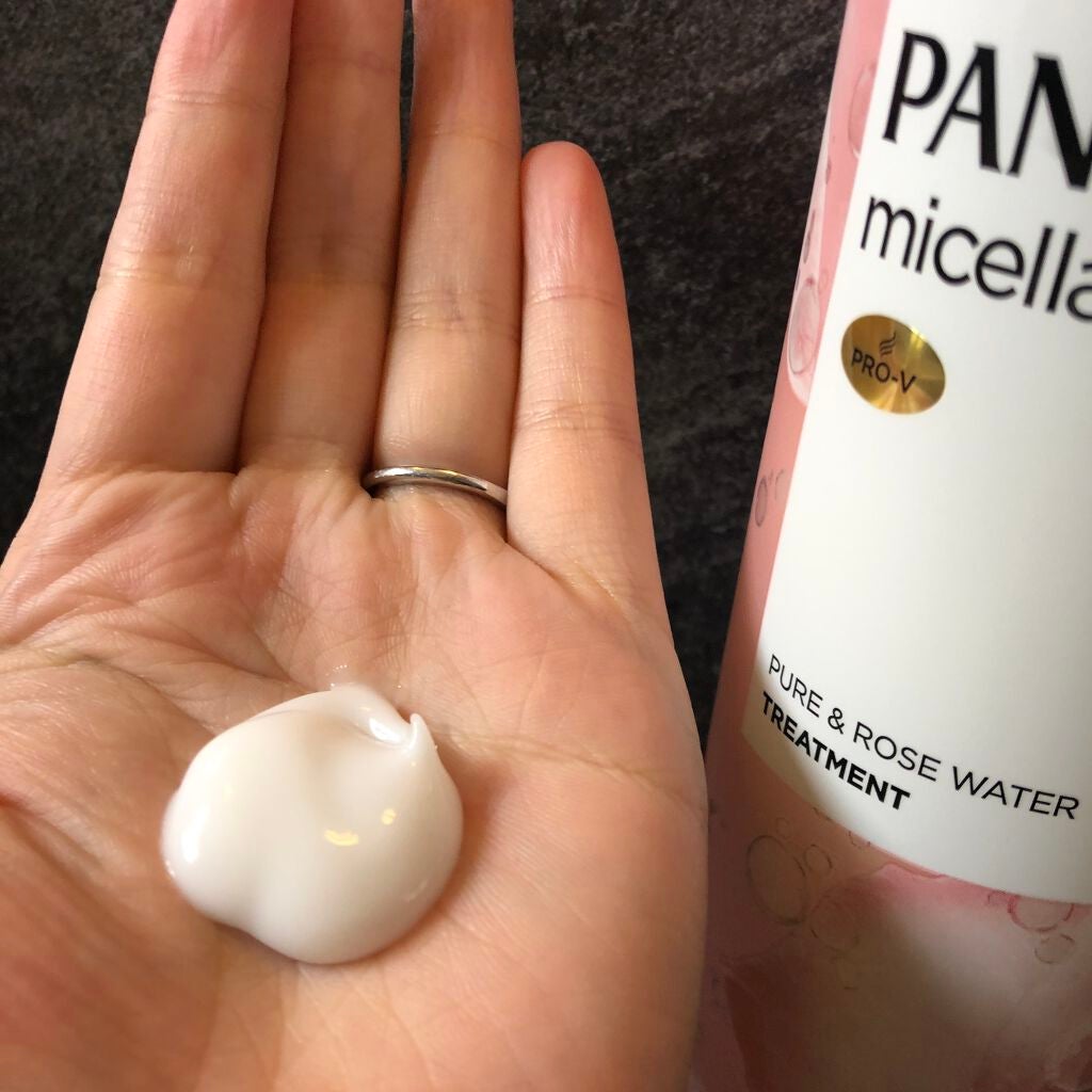 PRO-V ミセラー ピュア&ローズウォーター ノンシリコンシャンプー/トリートメント/パンテーン/市販シャンプーを使ったクチコミ(3枚目)