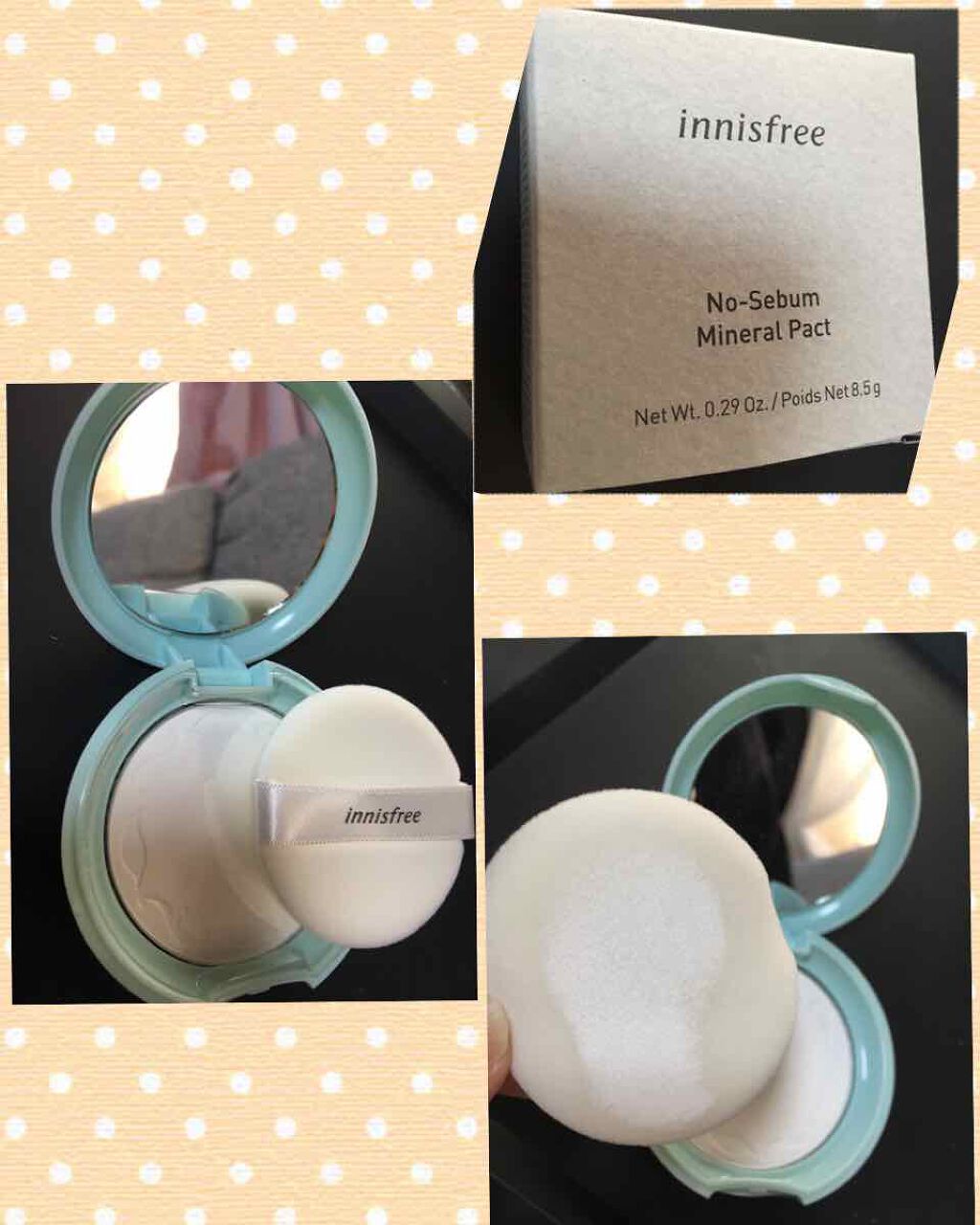 ノーセバム ミネラルパクト N/innisfree/プレストパウダーを使ったクチコミ(2枚目)