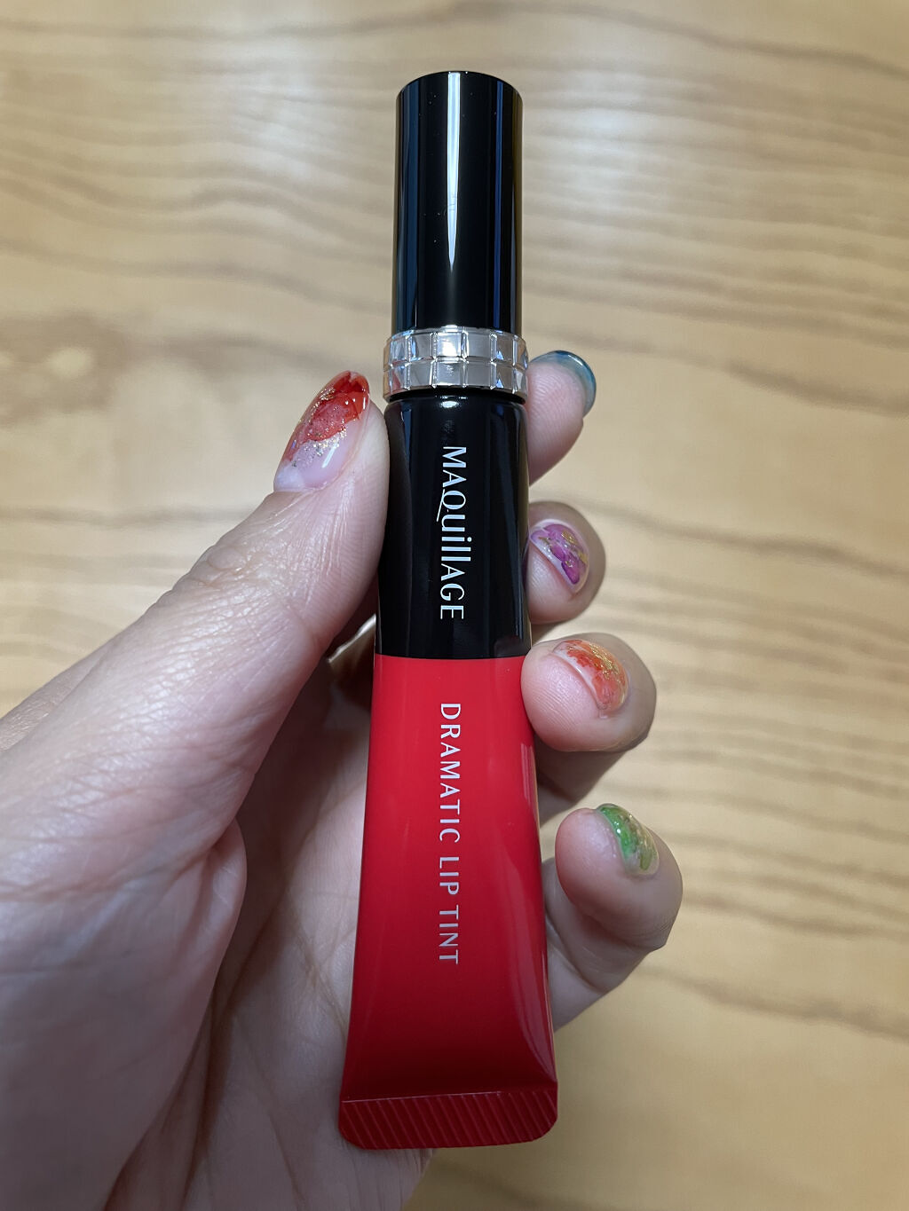 ドラマティックリップティント/マキアージュ/リップティントを使ったクチコミ（2枚目）