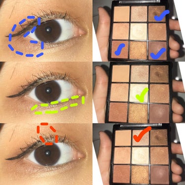 UR GLAM　BLOOMING EYE COLOR PALETTE/U R GLAM/アイシャドウパレットを使ったクチコミ（5枚目）