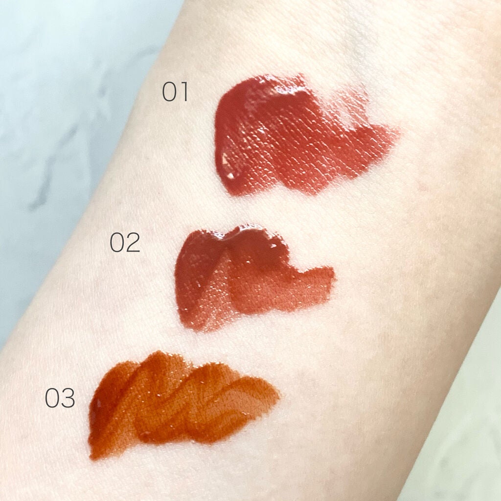 ジューシーリップティント/キャンメイク/口紅を使ったクチコミ(3枚目)