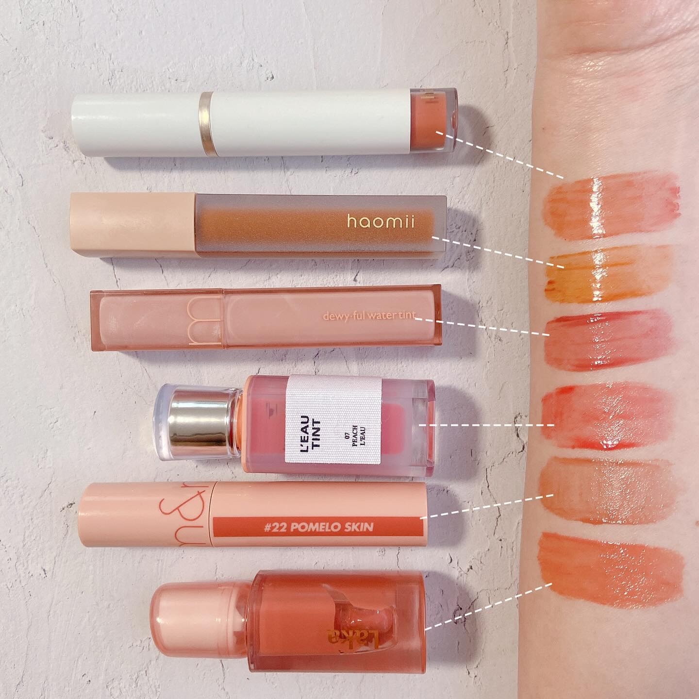 ジェリーイングヌードグロス/Laka/リップグロスを使ったクチコミ（2枚目）