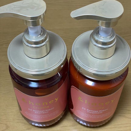 Creamy EXダメージリペアシャンプー1.0/ヘアトリートメント2.0/&honey/市販シャンプーを使ったクチコミ(2枚目)