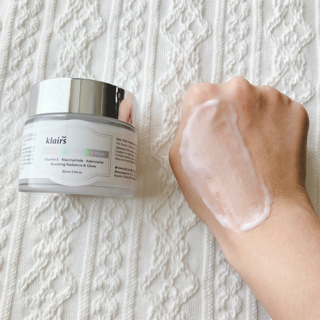 フレッシュリージュースドビタミンEマスク(90g)/Klairs/フェイスクリームを使ったクチコミ(5枚目)