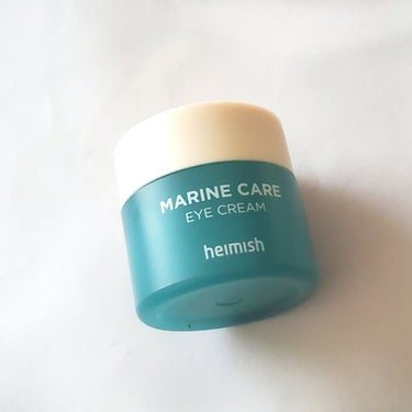 heimish の Marine Care Eye Cream です。
スタイルコリアンで購入しました。

いい香りですが人によって香りが強いと思うかもしれません。
こっくりとしたアイクリームでコスパは