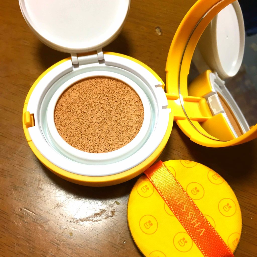 M クッション ファンデーション(モイスチャー)/MISSHA/クッションファンデーションを使ったクチコミ(2枚目)