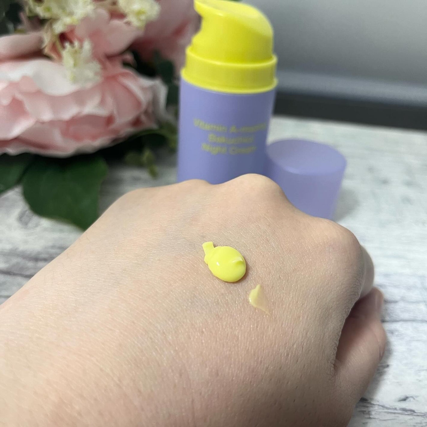 ビタミンA-mazingバクチオールナイトクリーム/By Wishtrend/フェイスクリームを使ったクチコミ(3枚目)