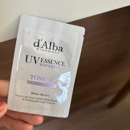 ダルバ ウォータフル トーンアップ サンクリーム(パープル)/ダルバ/日焼け止めクリームを使ったクチコミ(1枚目)