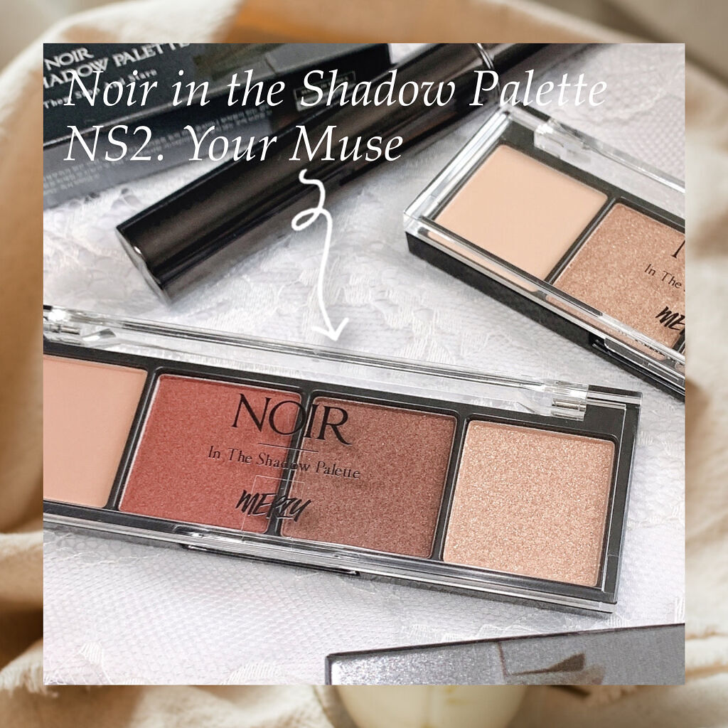 ノワール イン ザ シャドウパレット/MERZY/アイシャドウパレットを使ったクチコミ（2枚目）