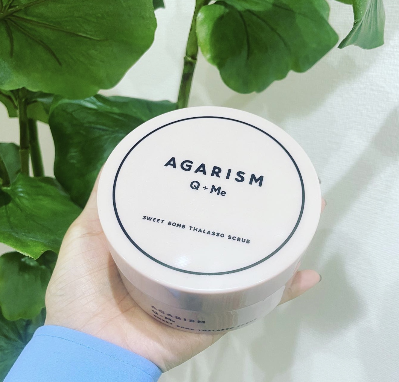 Q+Me スウィート ボム タラソ スクラブ/AGARISM/バストケア・ヒップケアを使ったクチコミ（3枚目）