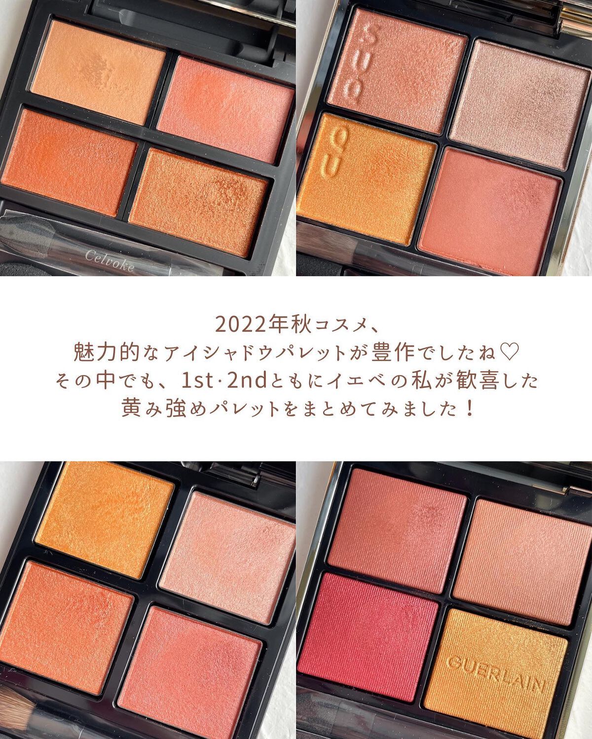 あなたはどっち派?SUQQU・GUERLAIN・ADDICTION・Celvokeのアイ あなたはどっち派?SUQQU・GUERLAIN・ADDICTION・Celvokeのアイ