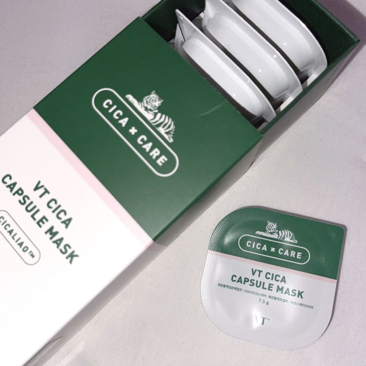 CICA カプセルマスク/VT/洗い流すパック・マスクを使ったクチコミ（1枚目）