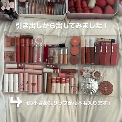 3段式クリアーケース/DAISO/その他化粧小物を使ったクチコミ(5枚目)