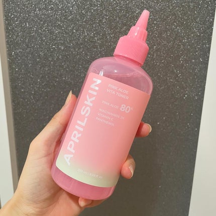 ピンクアロエビタトナー/APRILSKIN/化粧水を使ったクチコミ(4枚目)