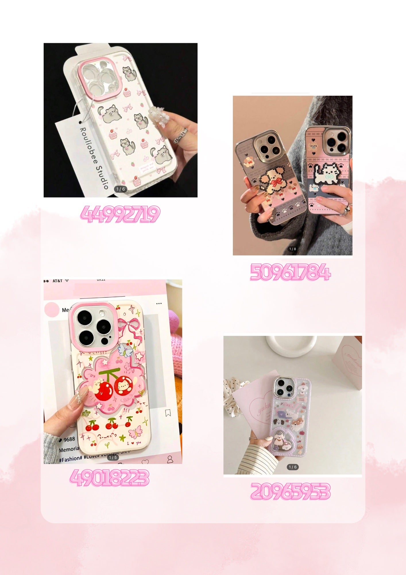 夢 on LIPS 「SHEINで購入できる可愛いスマホケース🌱商品の探し方🌱写真の..」(2枚目)