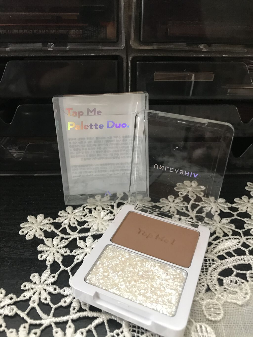 タップミー パレットデュオ/unleashia/アイシャドウパレットを使ったクチコミ（1枚目）