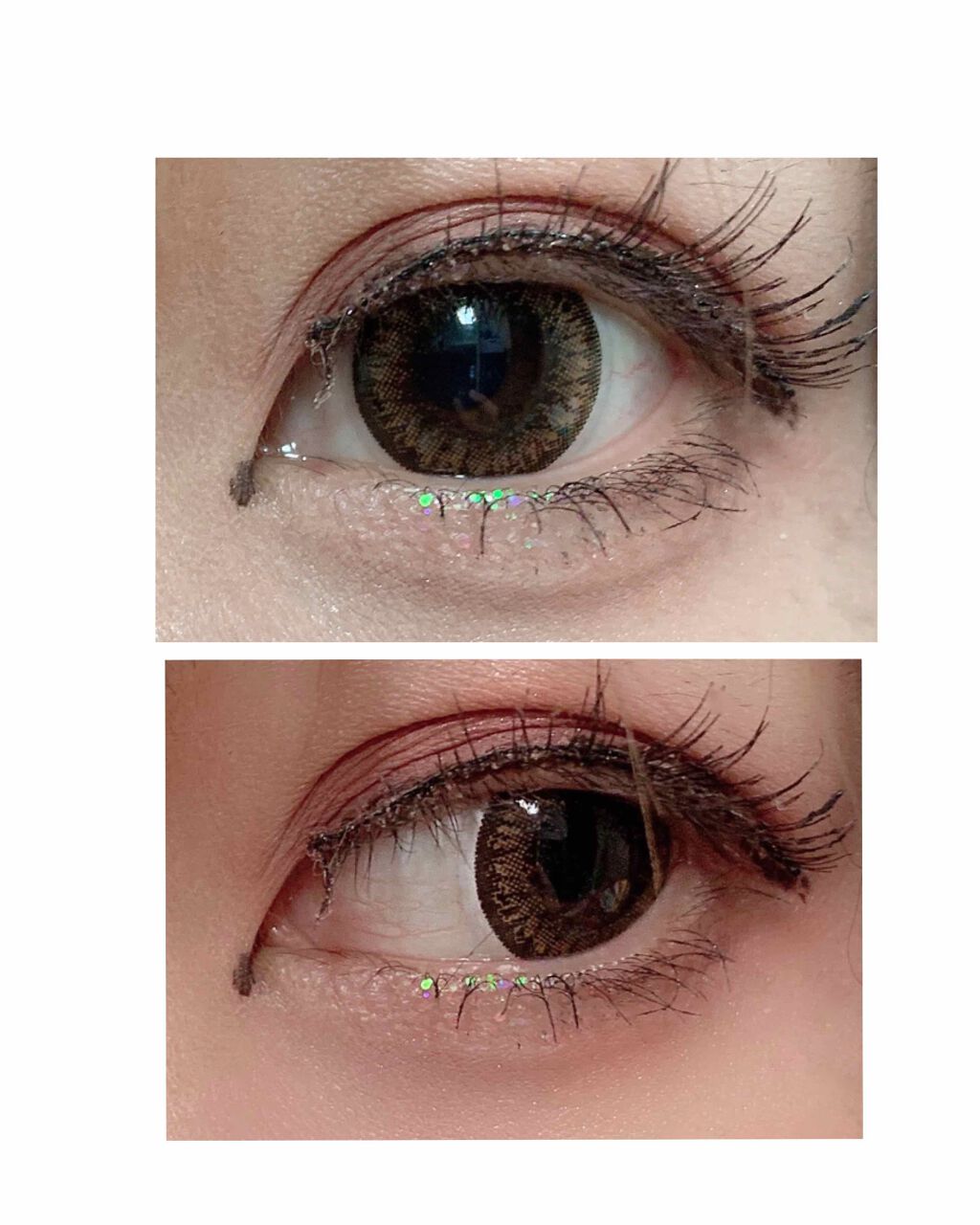 フラワーアイズ ワンデー クロッシェ/株式会社ビューフロンティア/ワンデー(1DAY)カラコンを使ったクチコミ(2枚目)