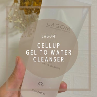 ラゴム ジェルトゥウォーター クレンザー(朝用洗顔)/LAGOM /洗顔フォームを使ったクチコミ（1枚目）