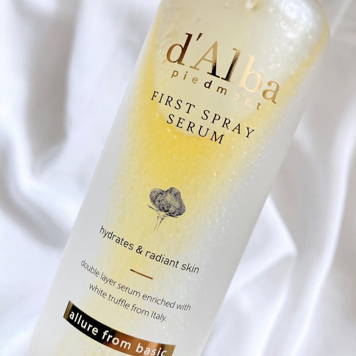 ダルバ ホワイトトリュフファーストスプレーセラム/ダルバ/ミスト状化粧水を使ったクチコミ（2枚目）