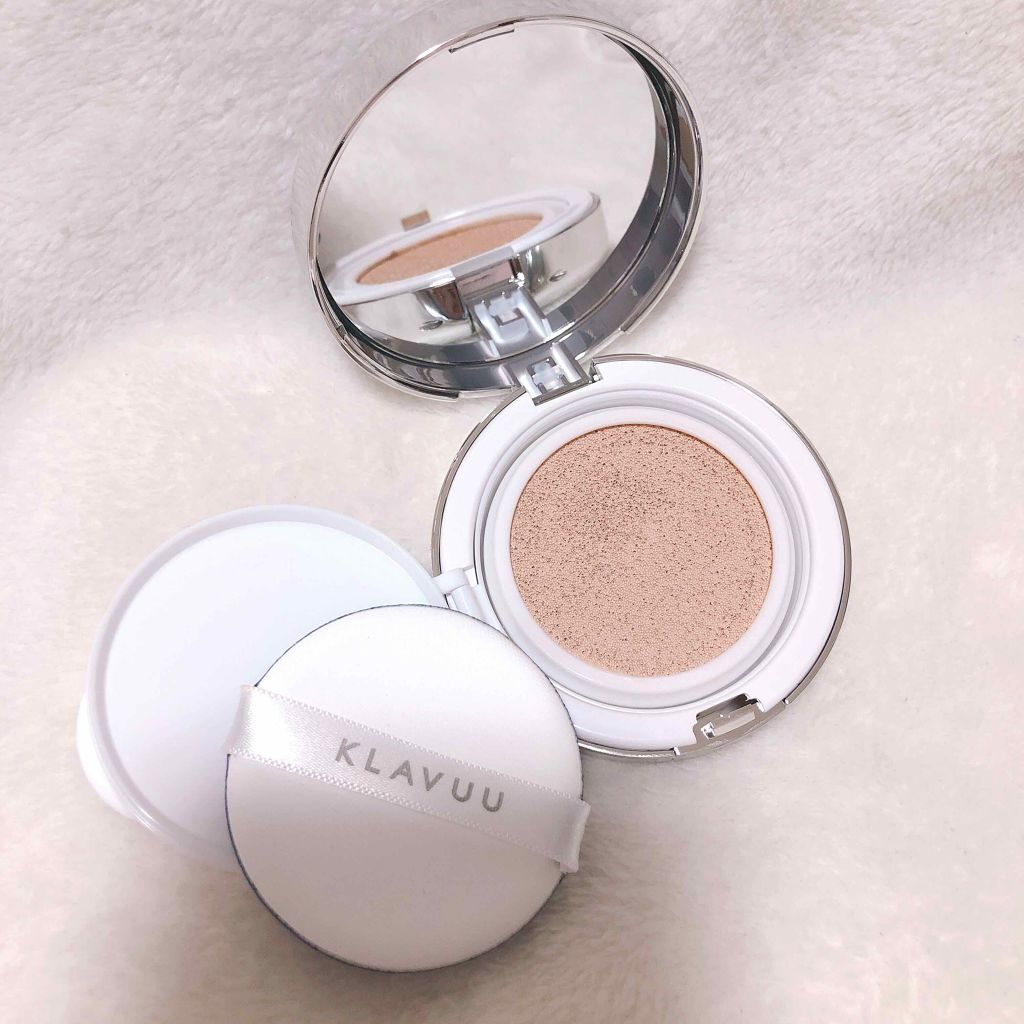 ブルーパールマリンコラーゲンアクアクッション/KLAVUU/クッションファンデーションを使ったクチコミ(2枚目)