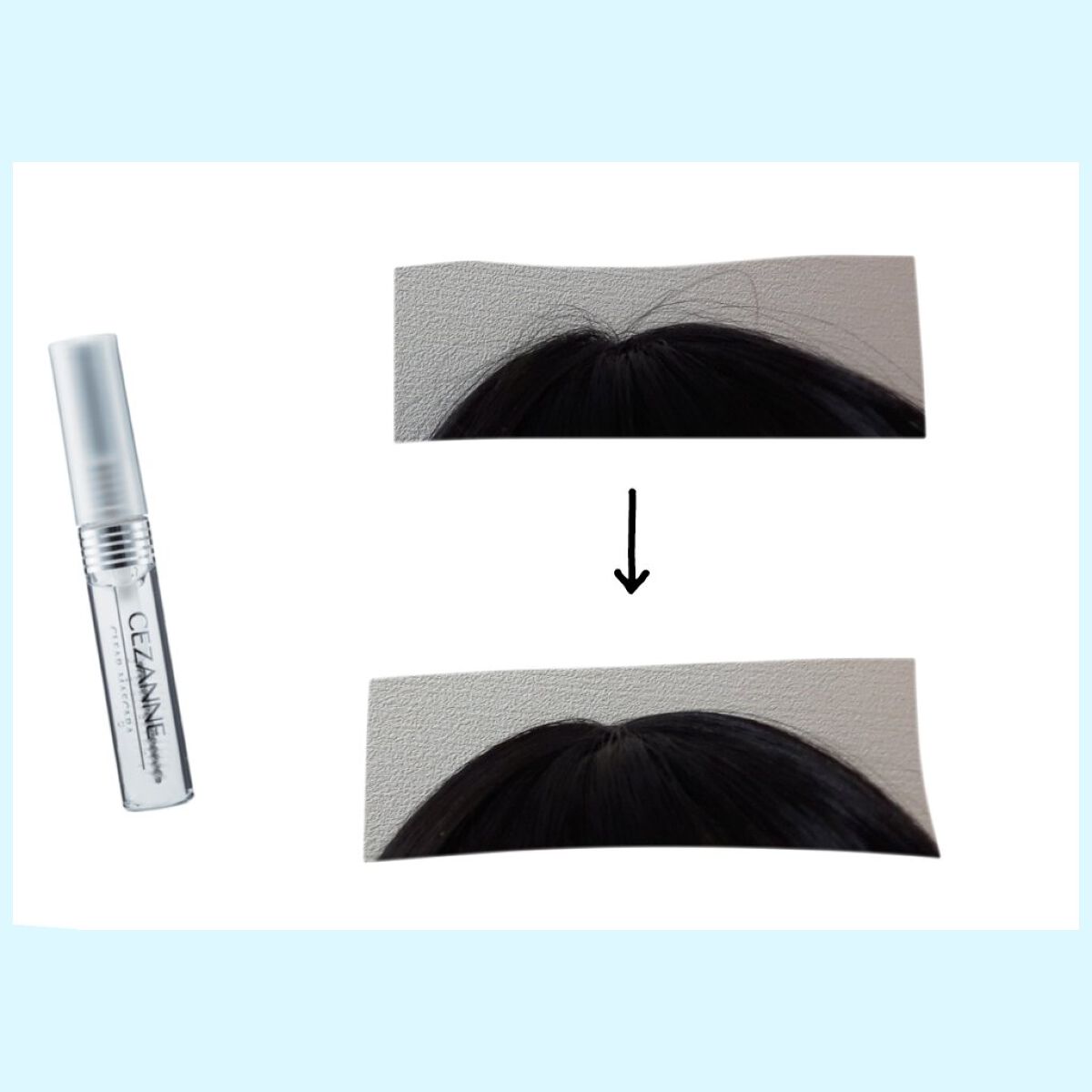 クリア マスカラR/CEZANNE/マスカラ下地を使ったクチコミ（3枚目）