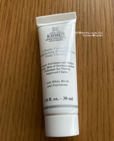 キールズ DS クリアリーホワイト エクスフォリエーティング クレンザー/Kiehl's/洗顔フォームを使ったクチコミ（1枚目）