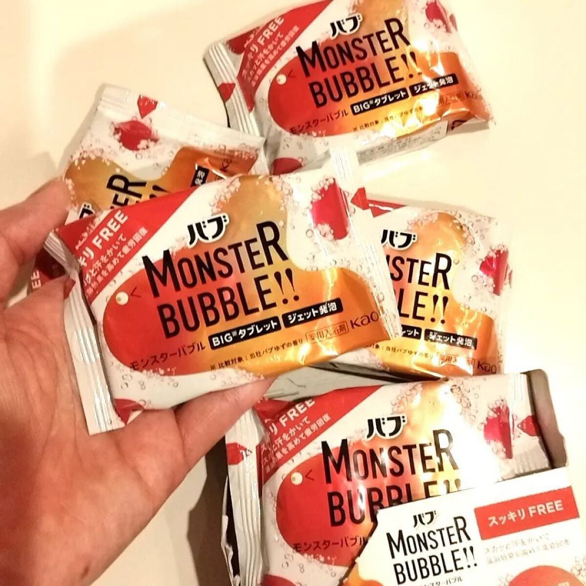 モンスターバブル スッキリFREE /バブ/炭酸系入浴剤を使ったクチコミ(3枚目)
