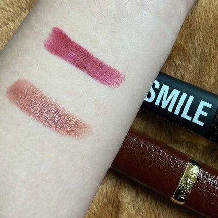 リュクスレザーコレクション/ロレアル パリ/口紅を使ったクチコミ(2枚目)