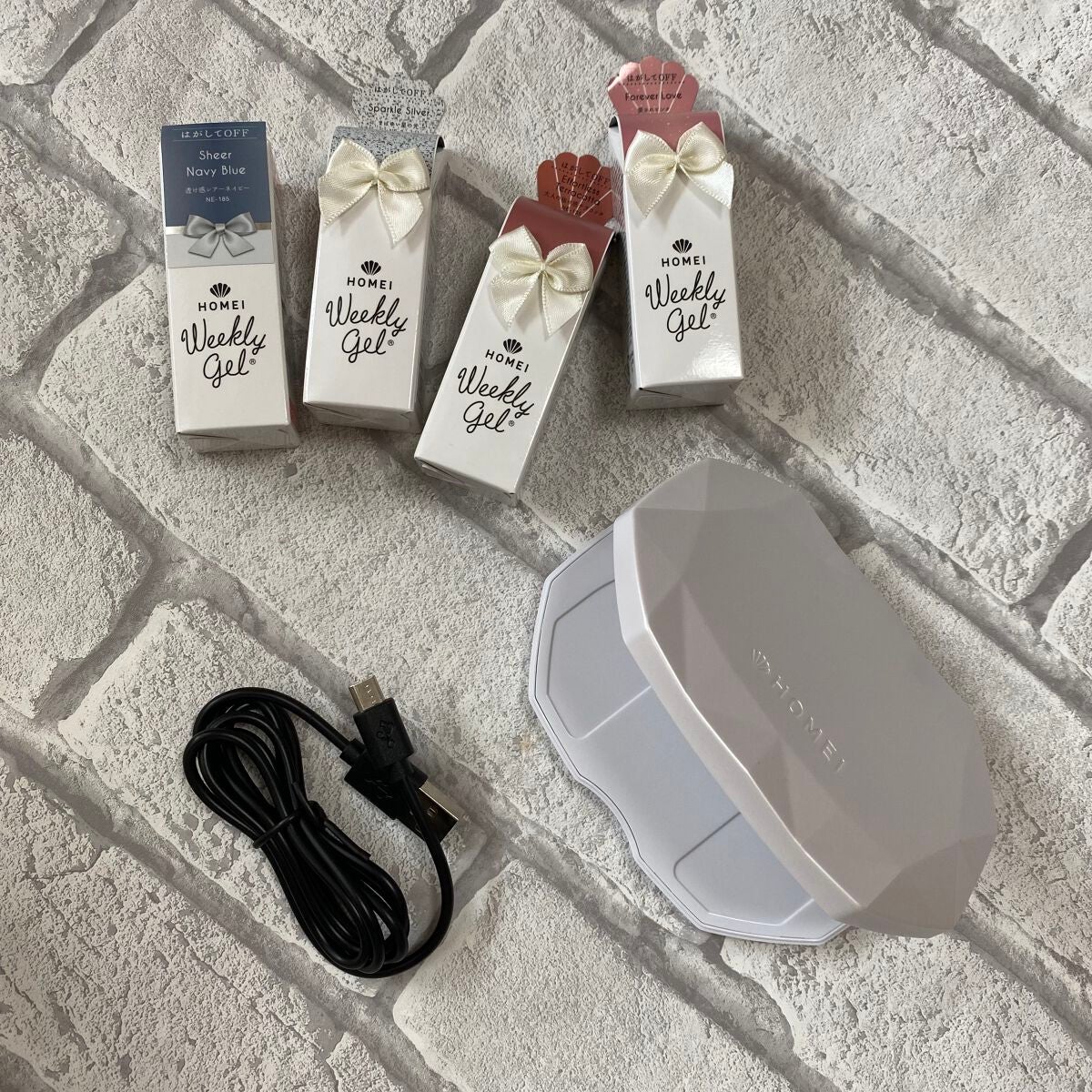 ウィークリージェル/HOMEI/ジェルネイルを使ったクチコミ(2枚目)