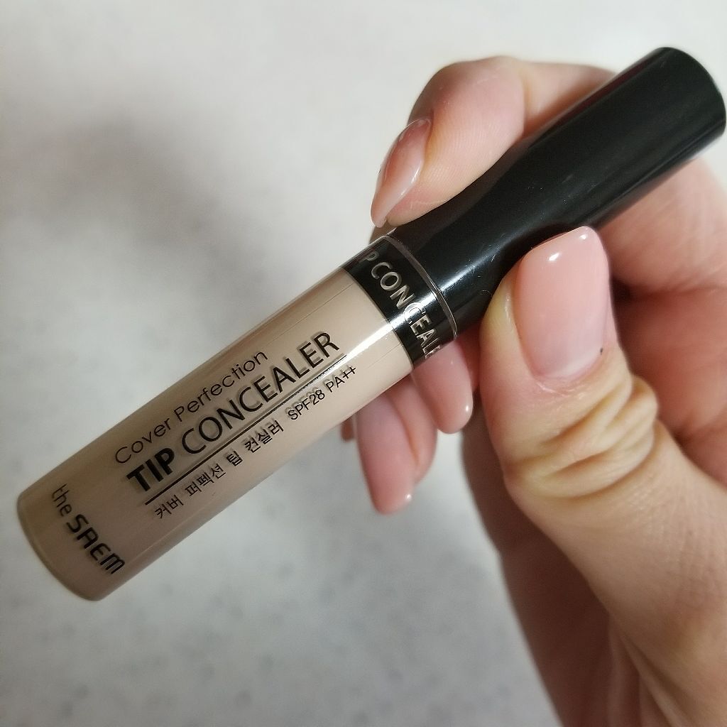 カバーパーフェクション チップコンシーラー/the SAEM/リキッドコンシーラーを使ったクチコミ(3枚目)