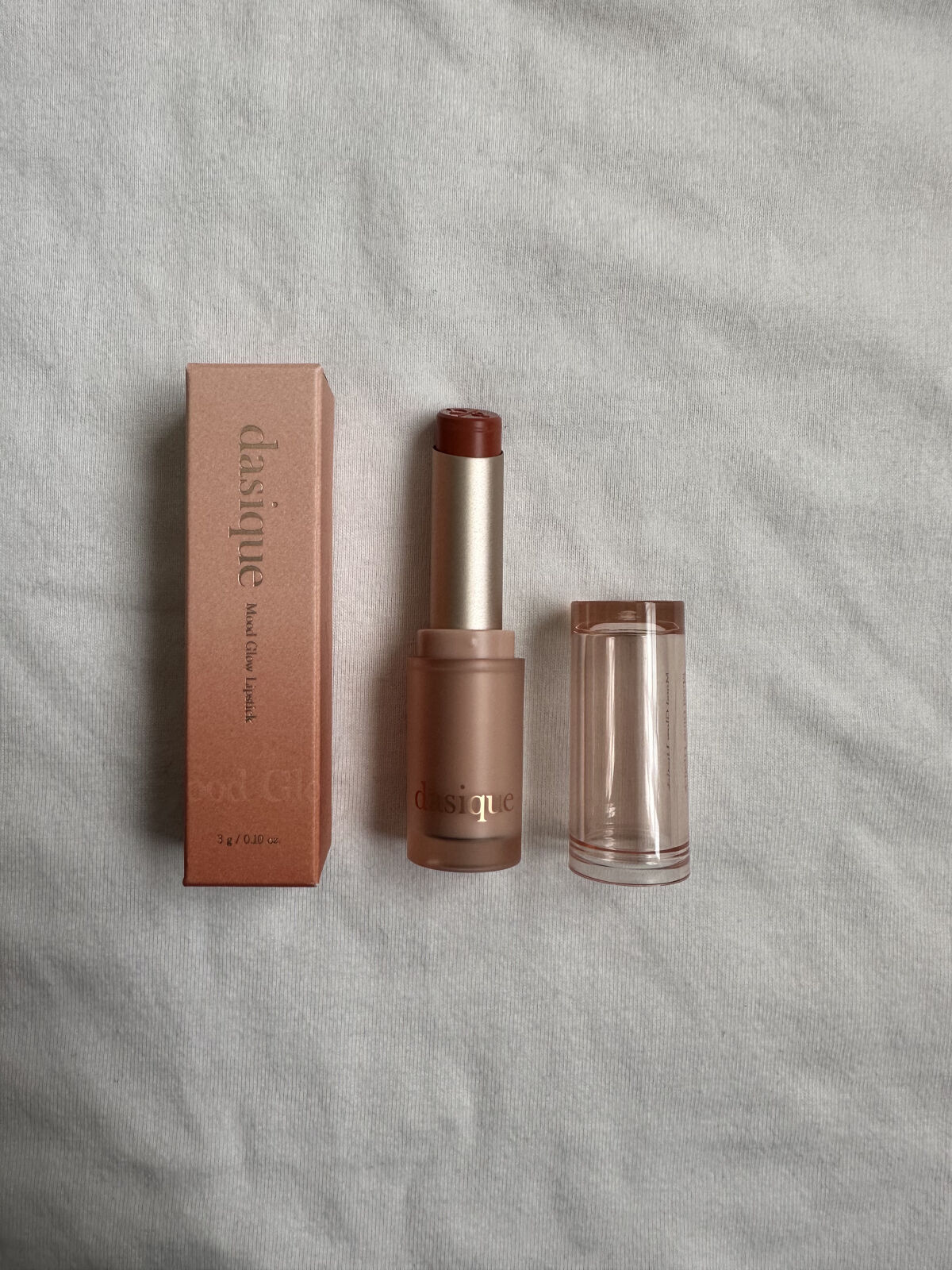 ムードグロウリップスティック 02 ヌードパンプキン/dasique/口紅を使ったクチコミ（1枚目）