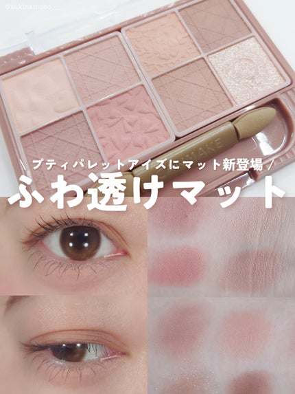 プティパレットアイズ(マットタイプ)/キャンメイク/パウダーアイシャドウを使ったクチコミ(1枚目)