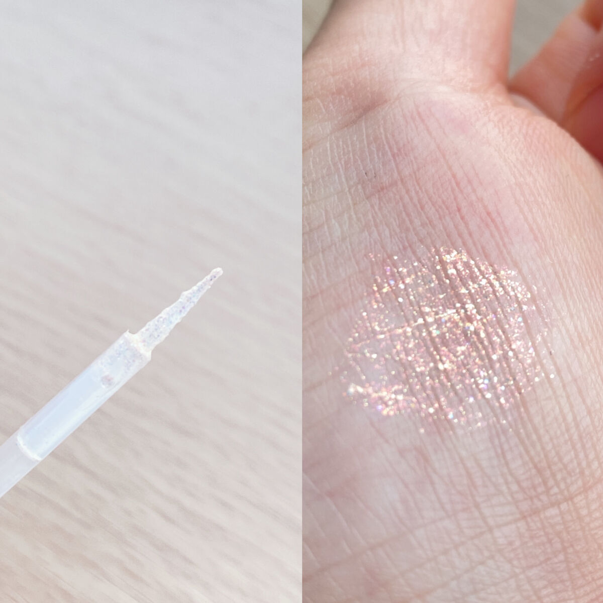 カラーブロッサムフェアリーティンクルグリッター/ネイチャーリパブリック/グリッターを使ったクチコミ（2枚目）