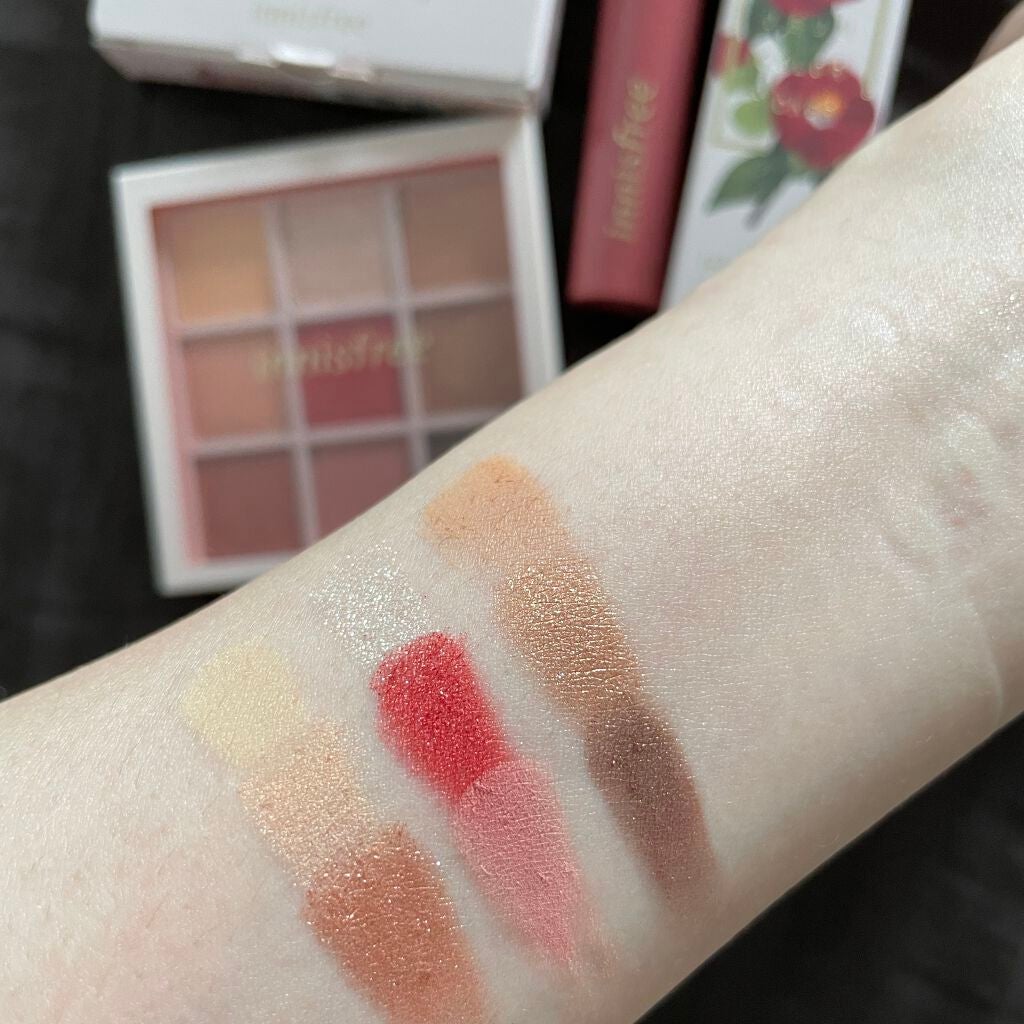 カメリア アイパレット/innisfree/アイシャドウパレットを使ったクチコミ(2枚目)