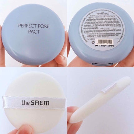 センムル パーフェクト ポア パクト/the SAEM/ルースパウダーを使ったクチコミ(2枚目)