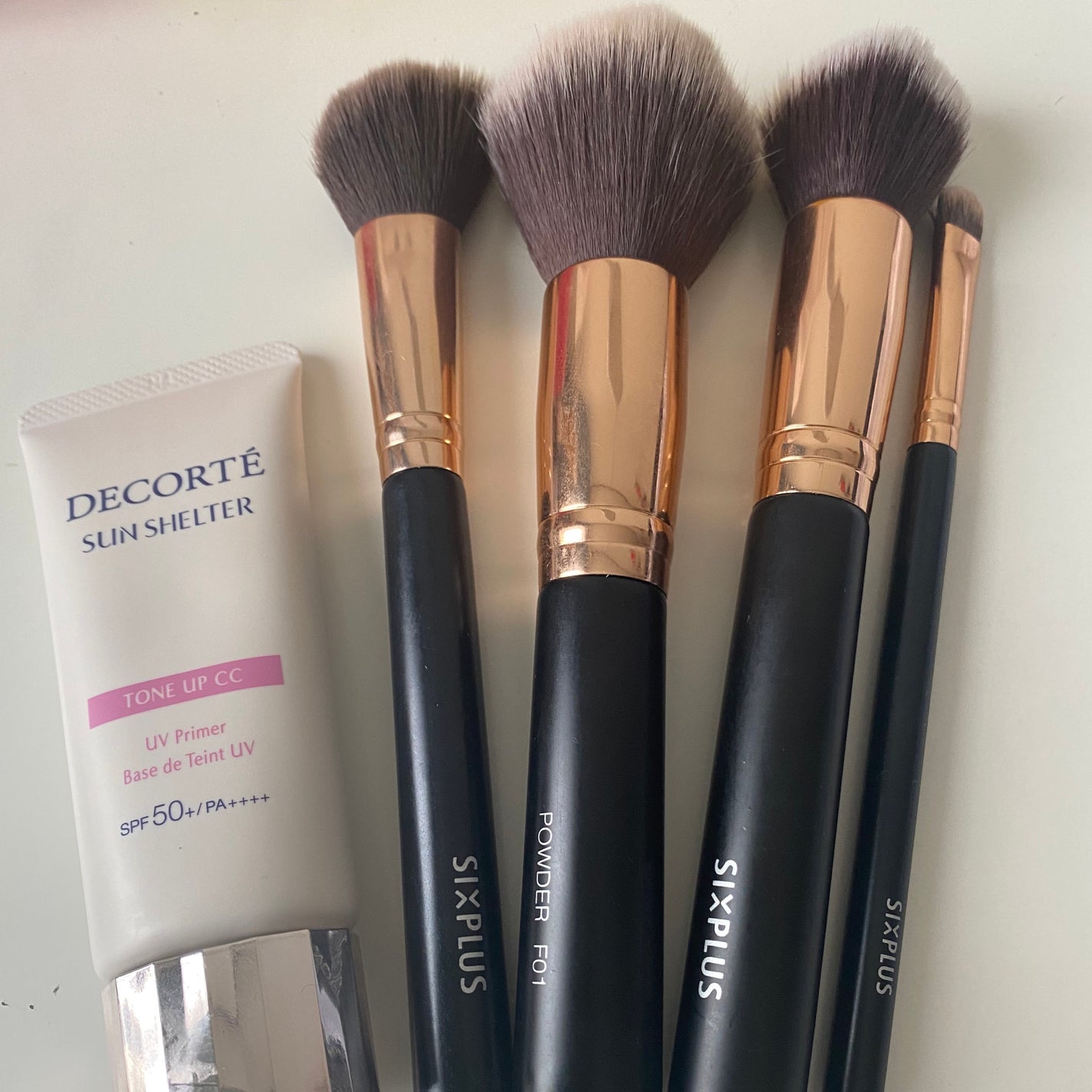 貴族のゴールド メイクブラシ11本セット 化粧ポーチ付き/SIXPLUS/メイクブラシを使ったクチコミ(1枚目)