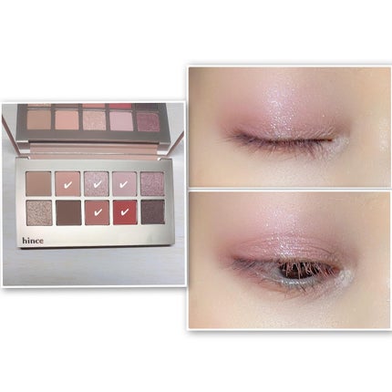 ニューデップスアイシャドウパレット/hince/アイシャドウパレットを使ったクチコミ(6枚目)