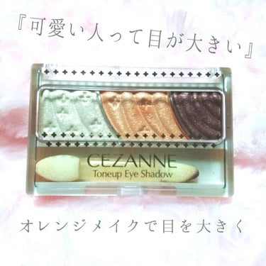 トーンアップアイシャドウ/CEZANNE/アイシャドウパレットを使ったクチコミ（1枚目）