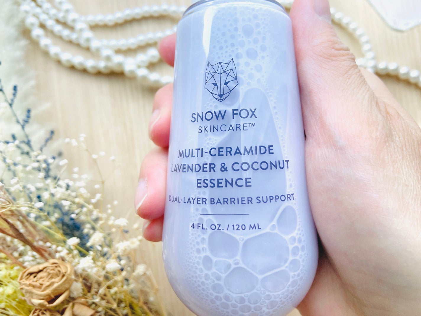 フレンチ ガーデン ミルキー エッセンス/SNOW FOX SKINCARE/美容液を使ったクチコミ(5枚目)