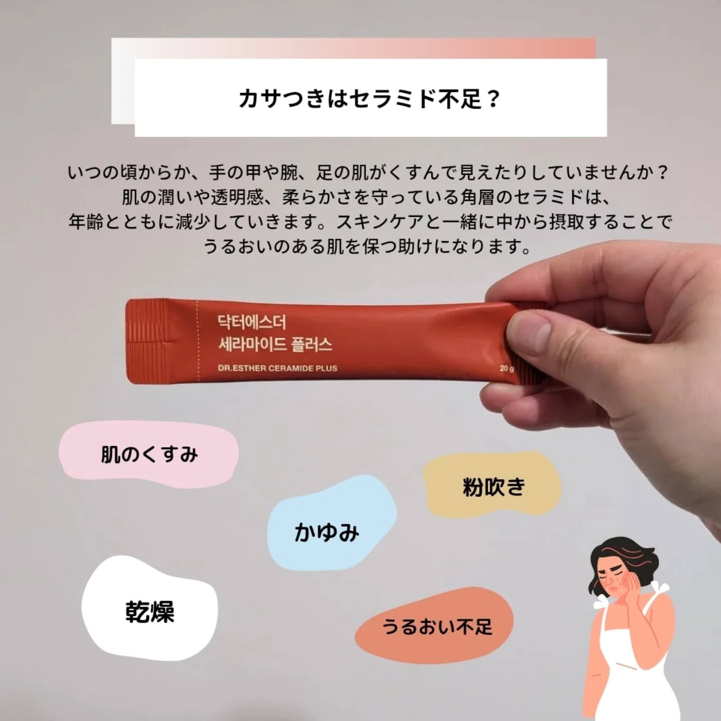 ドクターエスターセラミドプラス/ESTHER FORMULA/美容サプリメントを使ったクチコミ（3枚目）