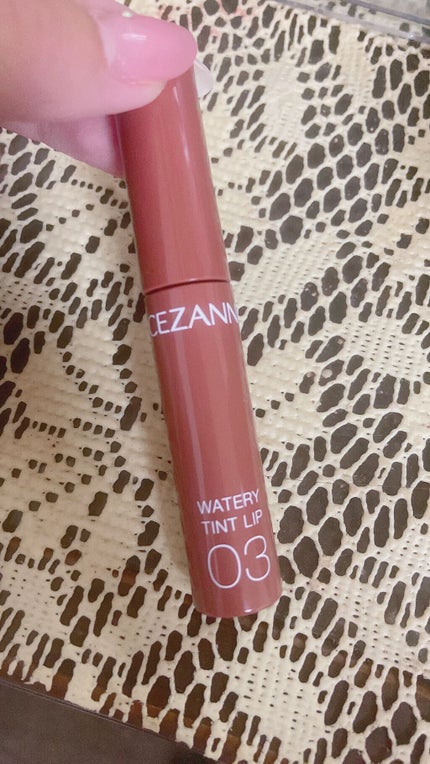 ウォータリーティントリップ/CEZANNE/リップティントを使ったクチコミ(1枚目)