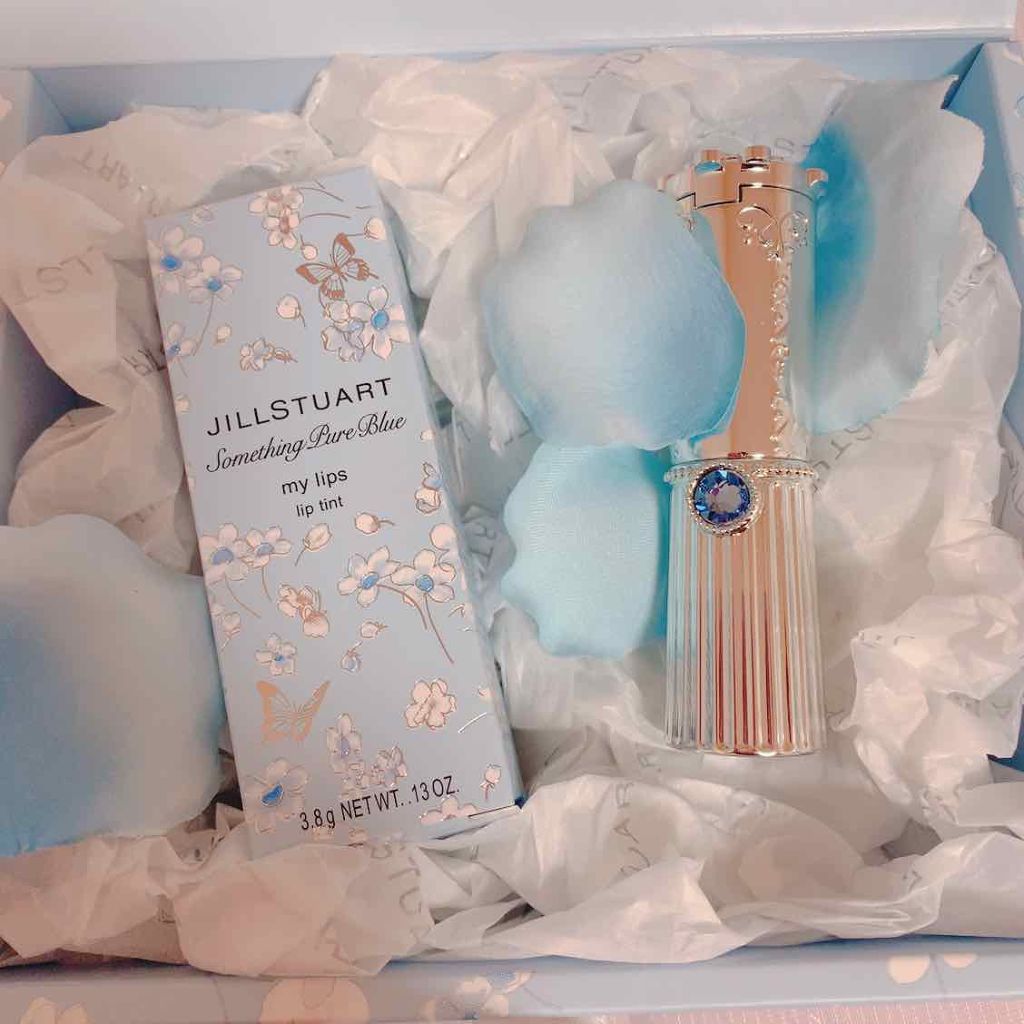 サムシングピュアブルー セント マイリップス/JILL STUART/口紅を使ったクチコミ(1枚目)