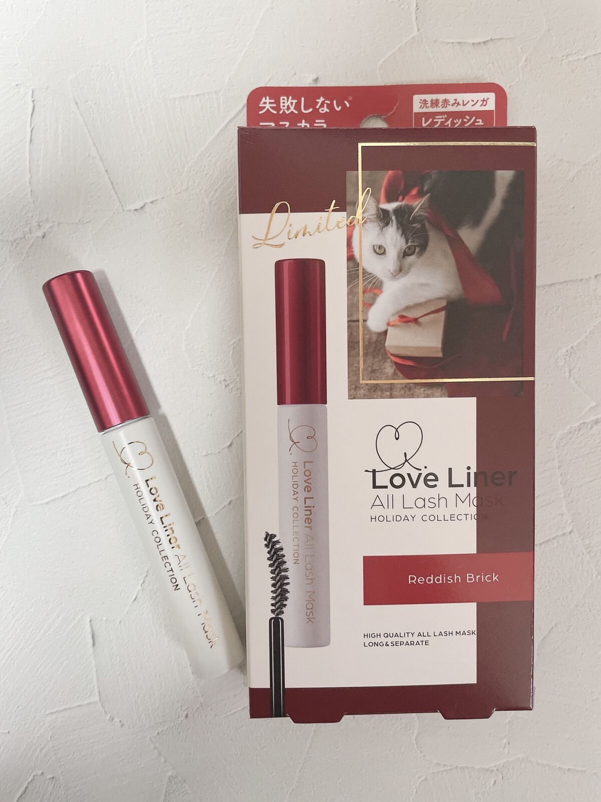ラブ・ライナー　オールラッシュマスク　ホリデーコレクション＜マスカラ＞ レディッシュブリック/ラブ・ライナー/マスカラを使ったクチコミ（1枚目）
