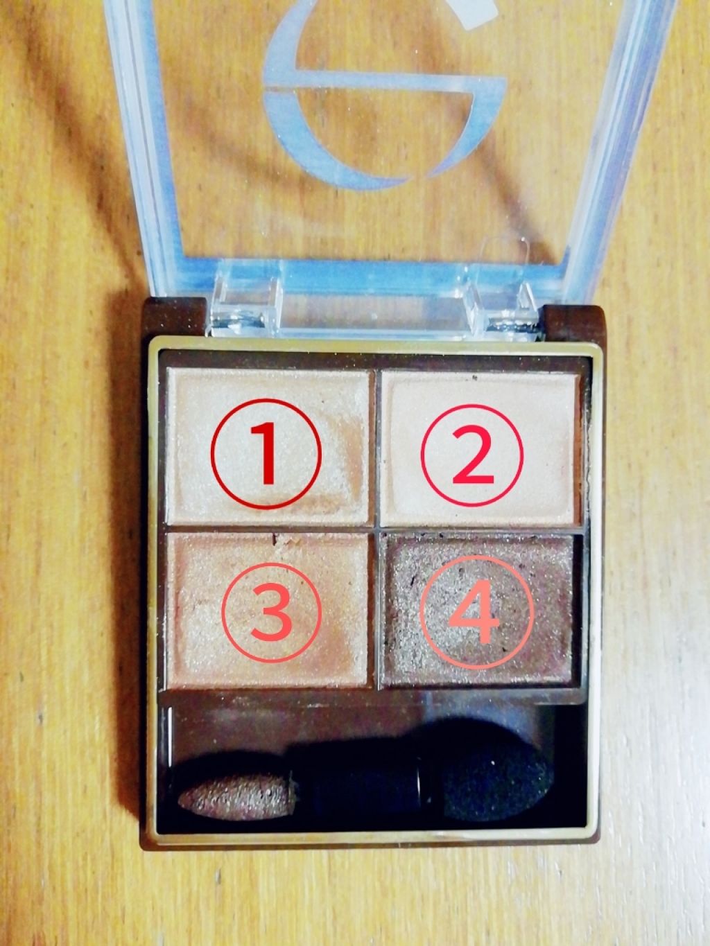 スキニーリッチシャドウ/excel/アイシャドウパレットを使ったクチコミ(2枚目)