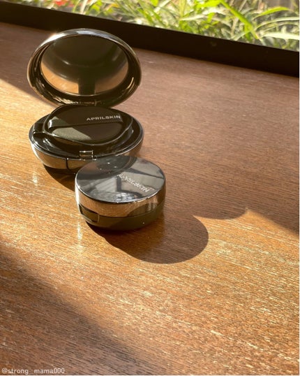 ハイパーカバーフィットクッション グラファイト/APRILSKIN/クッションファンデーションを使ったクチコミ(1枚目)
